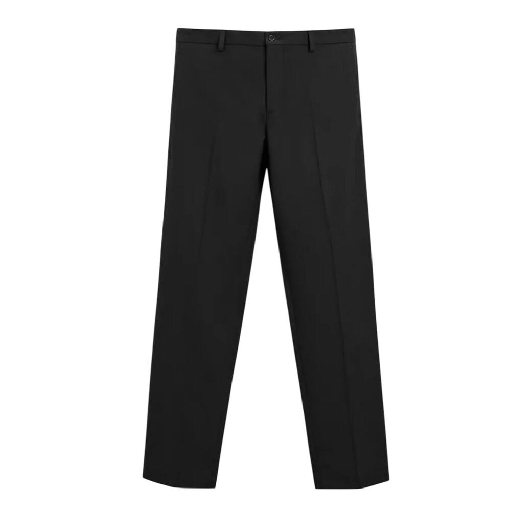 Zara Women's Slim Fit Trousers, Black, Career Office Business Casual, Size 34